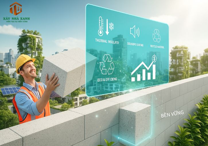Bê Tông Nhẹ: Giải Pháp Cách Nhiệt, Tiết Kiệm Năng Lượng