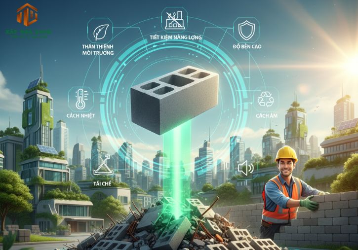 GẠCH KHÔNG NUNG - VẬT LIỆU XÂY DỰNG XANH CHO TƯƠNG LAI BỀN VỮNG