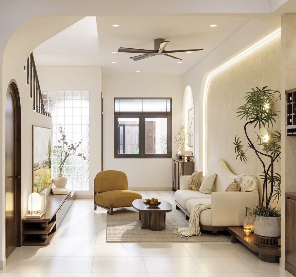 Nhà phố phong cách đương đại mang tính điêu khắc (Art Deco)