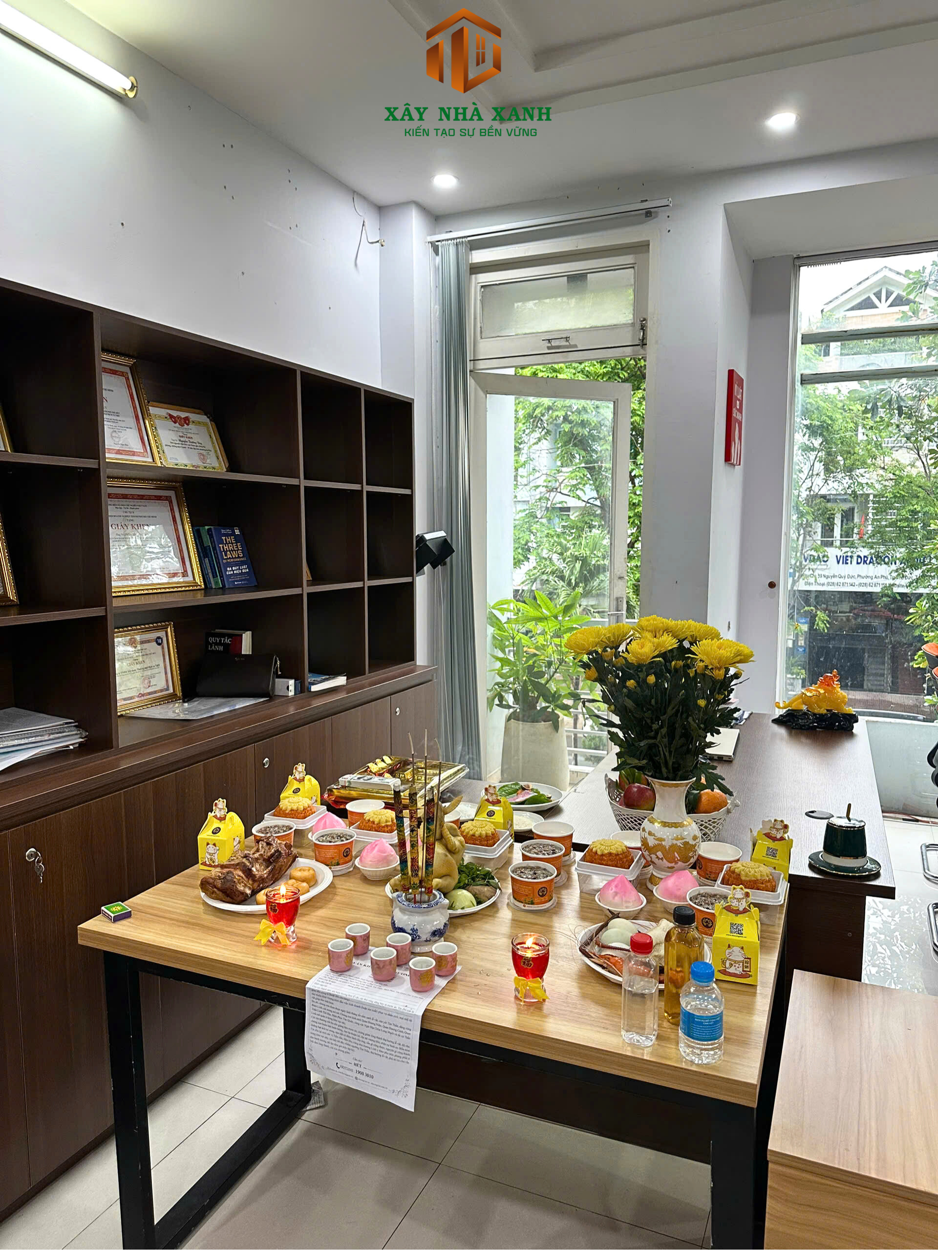 cúng khai xuân đầu năm mới Bính Ngọ 2026 cùng XÂY NHÀ XANH nha